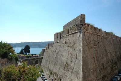 Villefranche citadel outer walls
