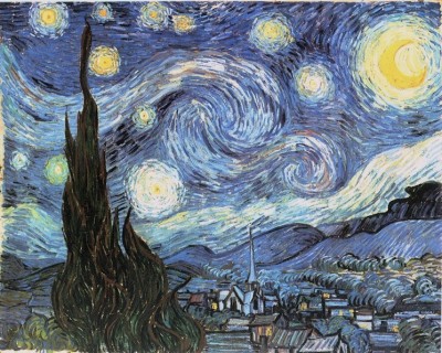 Starry Night by Vincent Van Gogh Junne 1889